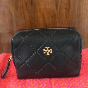 Tory Burch Small Georgia Leather Make-up Bag